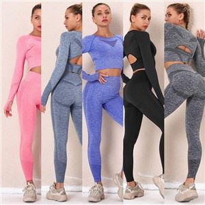 Seamless Yoga Workout Set High Waist