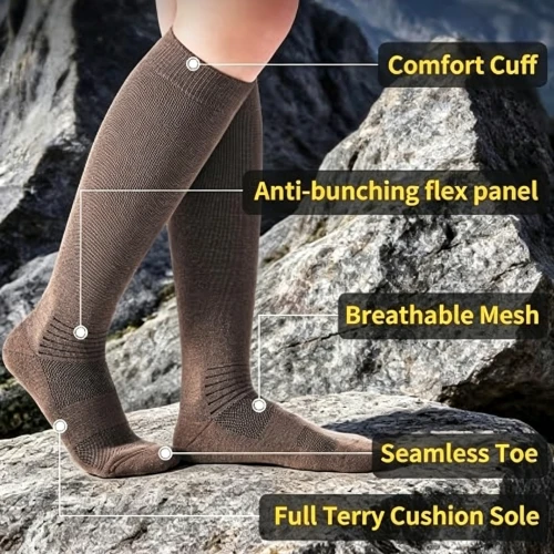 CHOOYOU Compression Socks For Men & Women Microfiber Knit factory