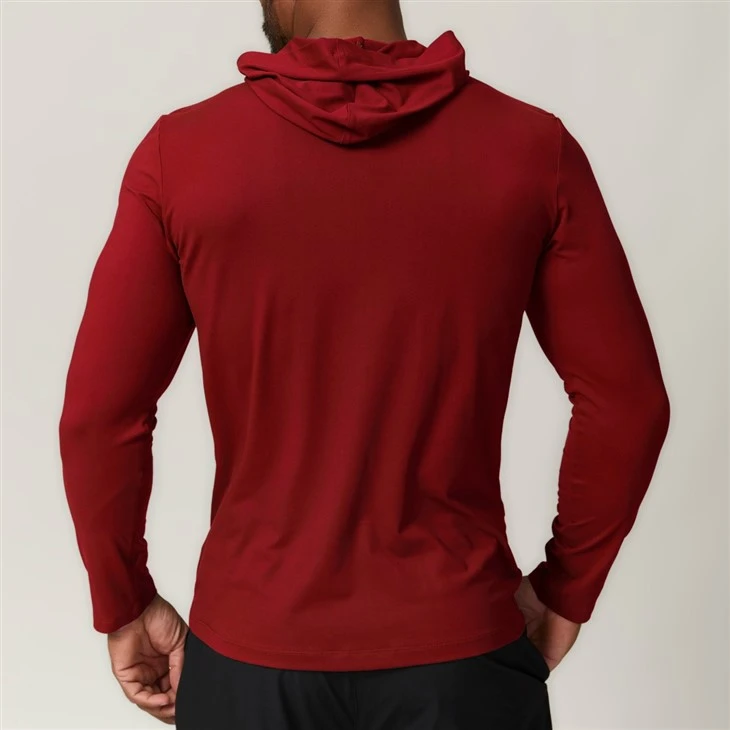 CHOOYOU Hooded Long-sleeve T-shirt high quality