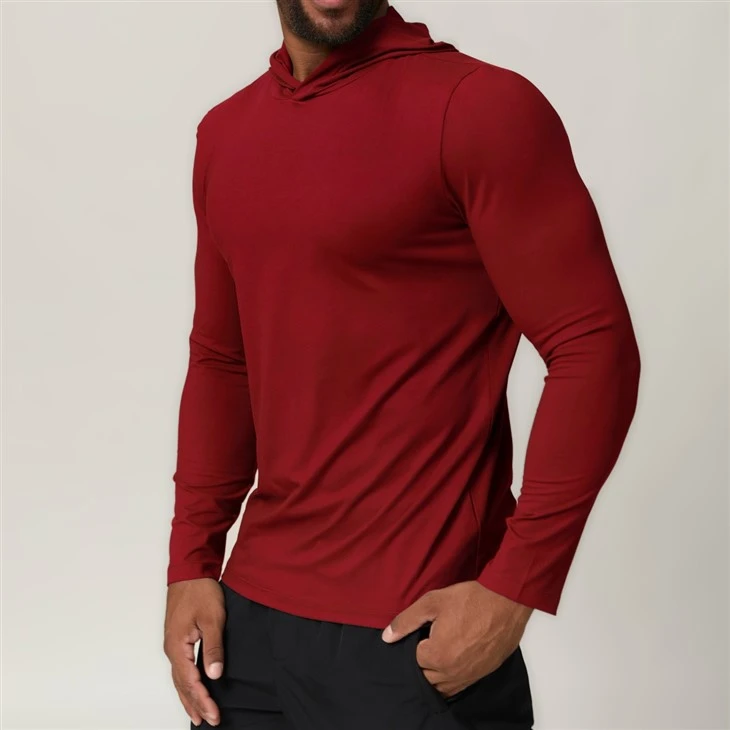 CHOOYOU Hooded Long-sleeve T-shirt best
