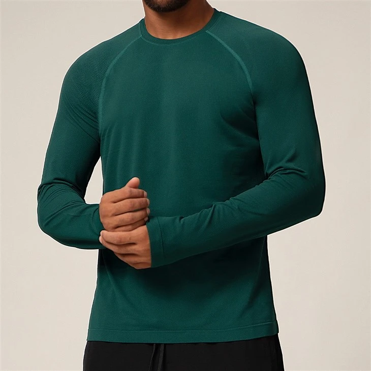 CHOOYOU Seamless Men’s Long Sleeve T-Shirt price
