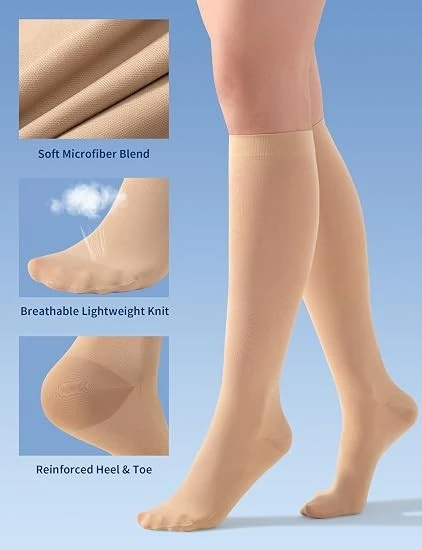 CHOOYOU Soft Compression Socks 20–30 MmHg For Women & Men price