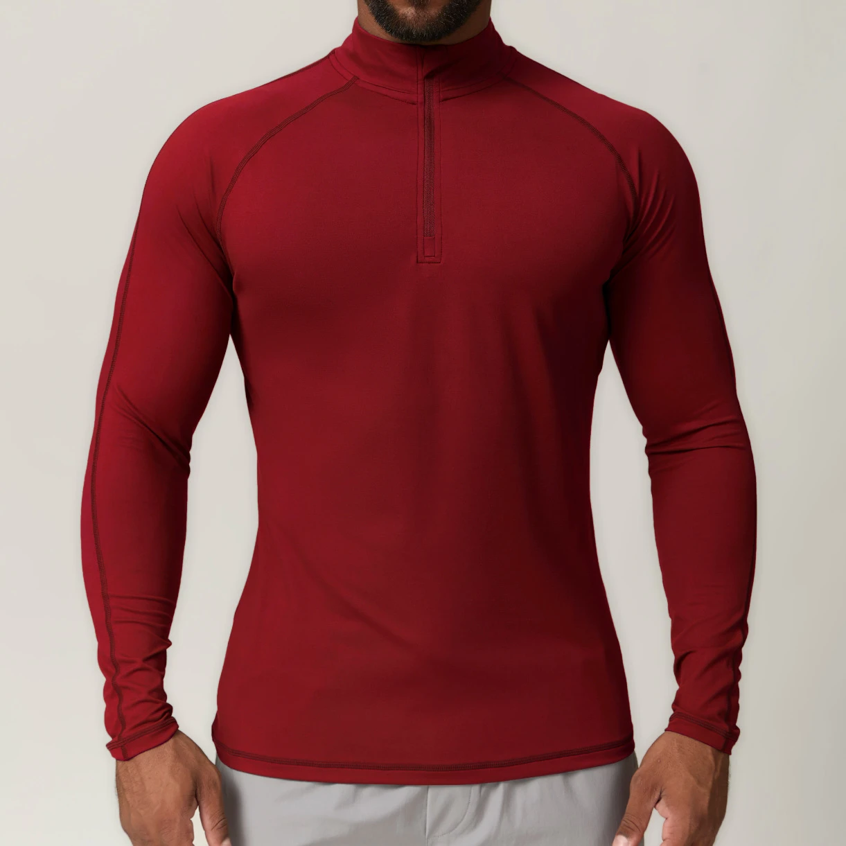Zipper long sleeve T-shirt Zipper long sleeve T-shirt