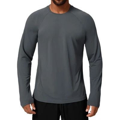CHOOYOU Seamless Men’s Long Sleeve T-Shirt